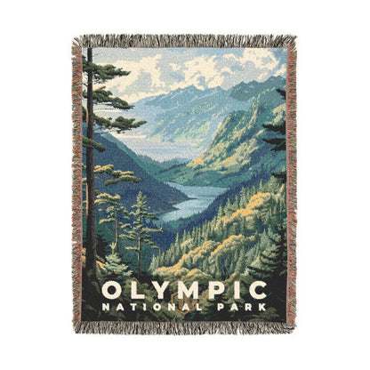 Olympic National Park Woven Blanket | S11