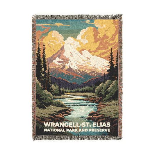 Wrangell-St. Elias National Park Woven Blanket | S07