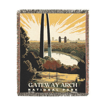 Gateway Arch National Park Woven Blanket | S02