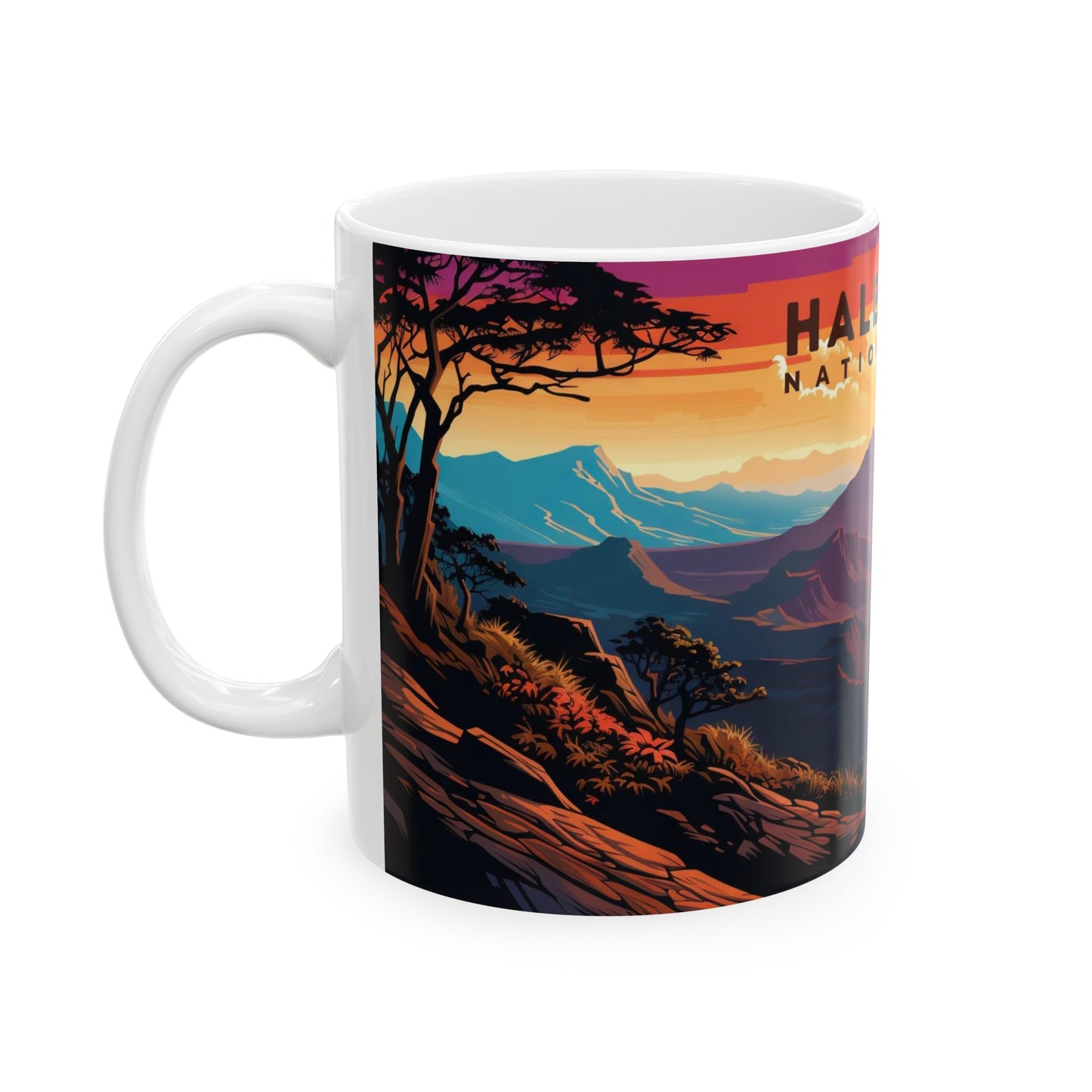 Haleakala National Park Mug | White Ceramic Mug (11oz, 15oz)