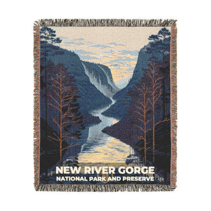 New River Gorge National Park Woven Blanket | S19