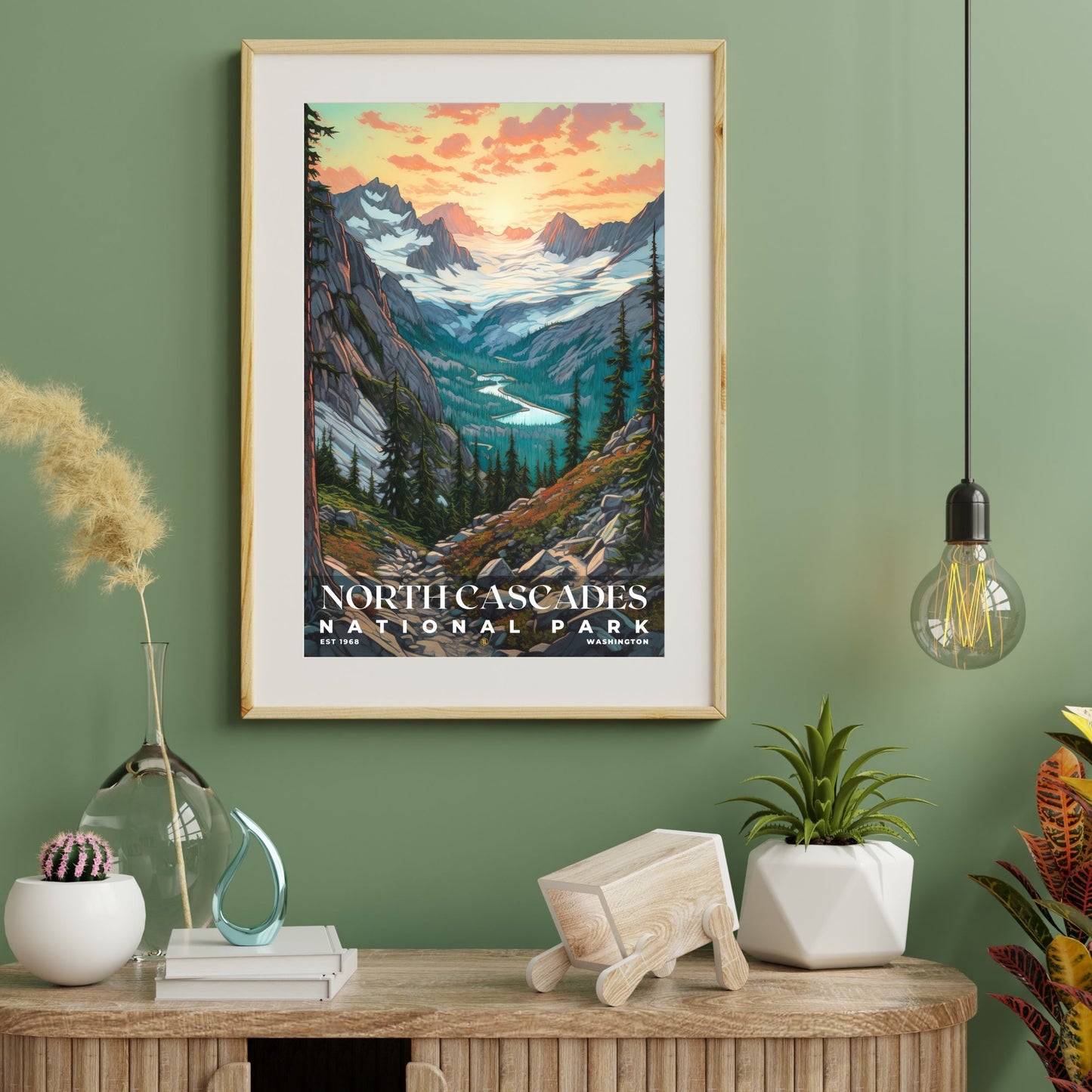 North Cascades National Park Poster | S02