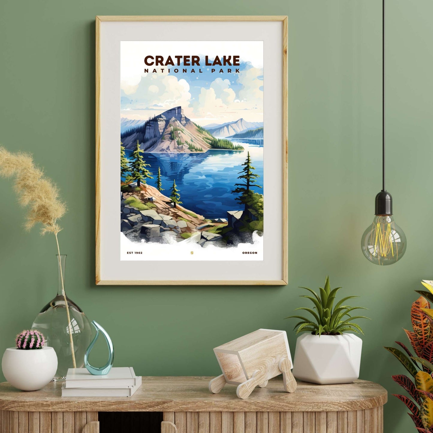 Crater Lake National Park Poster | S08