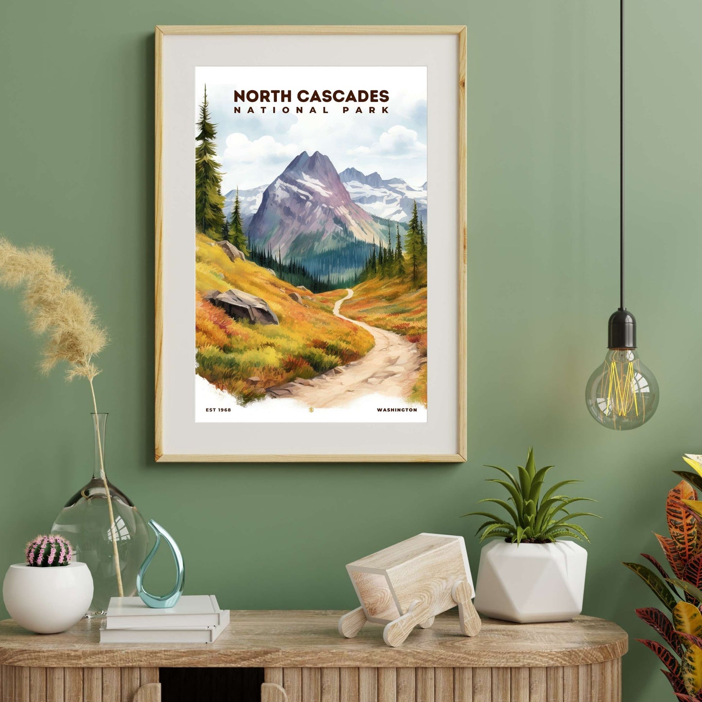 North Cascades National Park Poster | S08