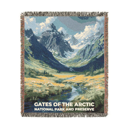 Gates of the Arctic National Park Woven Blanket | S13