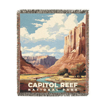 Capitol Reef National Park Woven Blanket | S06