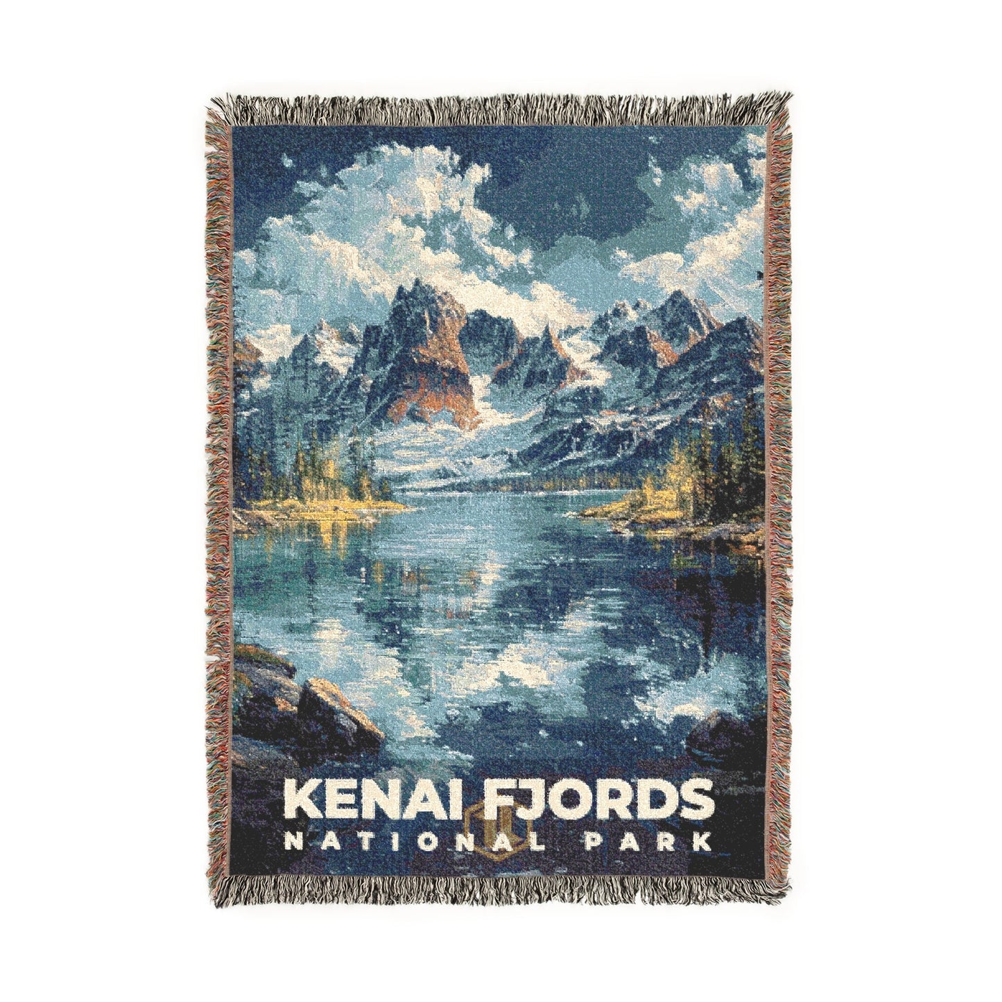 Kenai Fjords National Park Woven Blanket | S14
