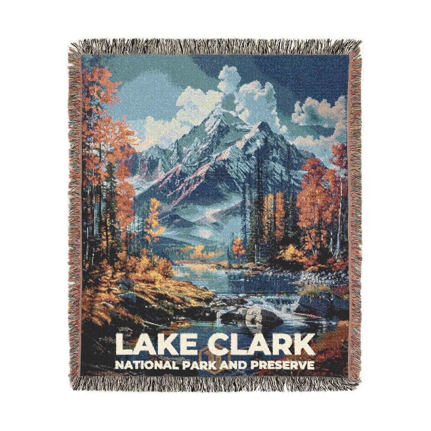 Lake Clark National Park Woven Blanket | S16