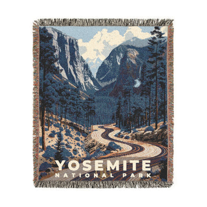 Yosemite National Park Woven Blanket | S19