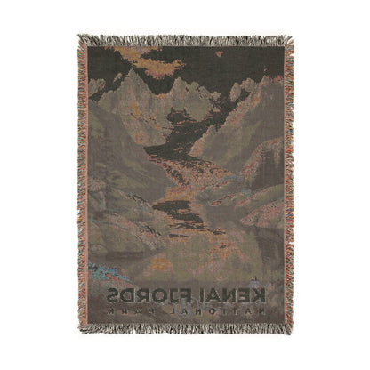 Kenai Fjords National Park Woven Blanket | S11