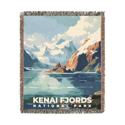 Kenai Fjords National Park Woven Blanket | S06