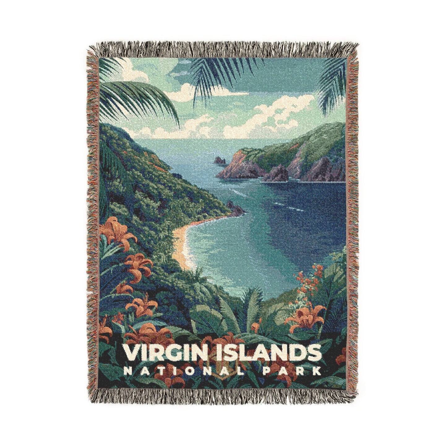 Virgin Islands National Park Woven Blanket | S11