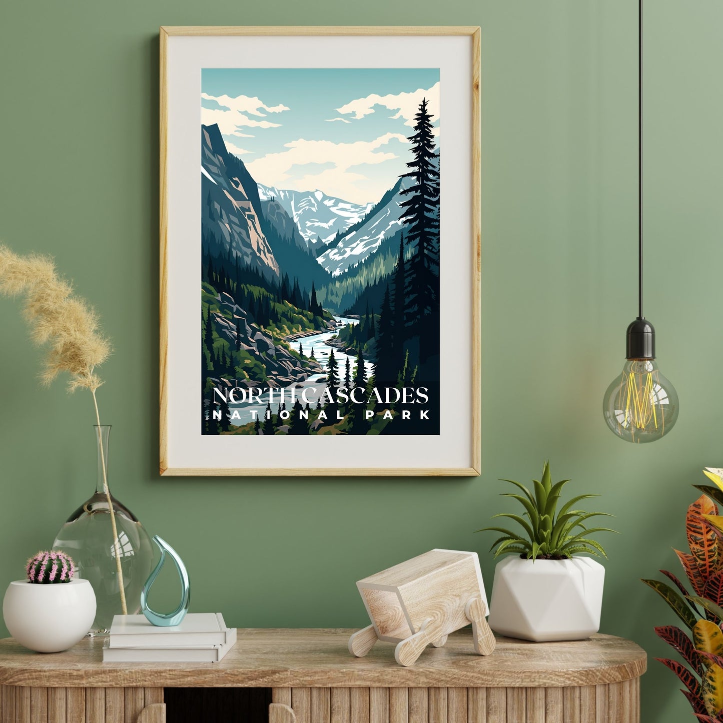 North Cascades National Park Poster | S01