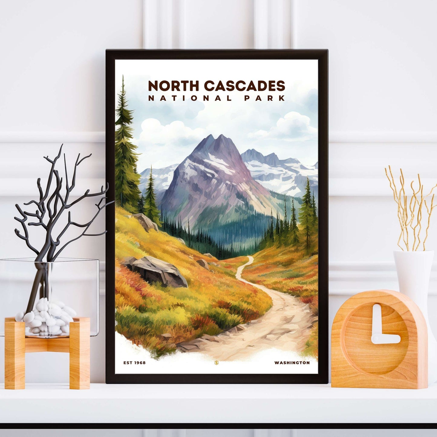 North Cascades National Park Poster | S08