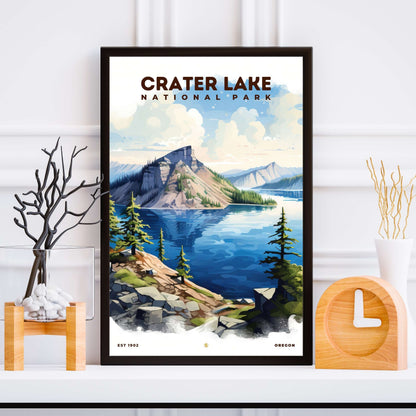 Crater Lake National Park Poster | S08