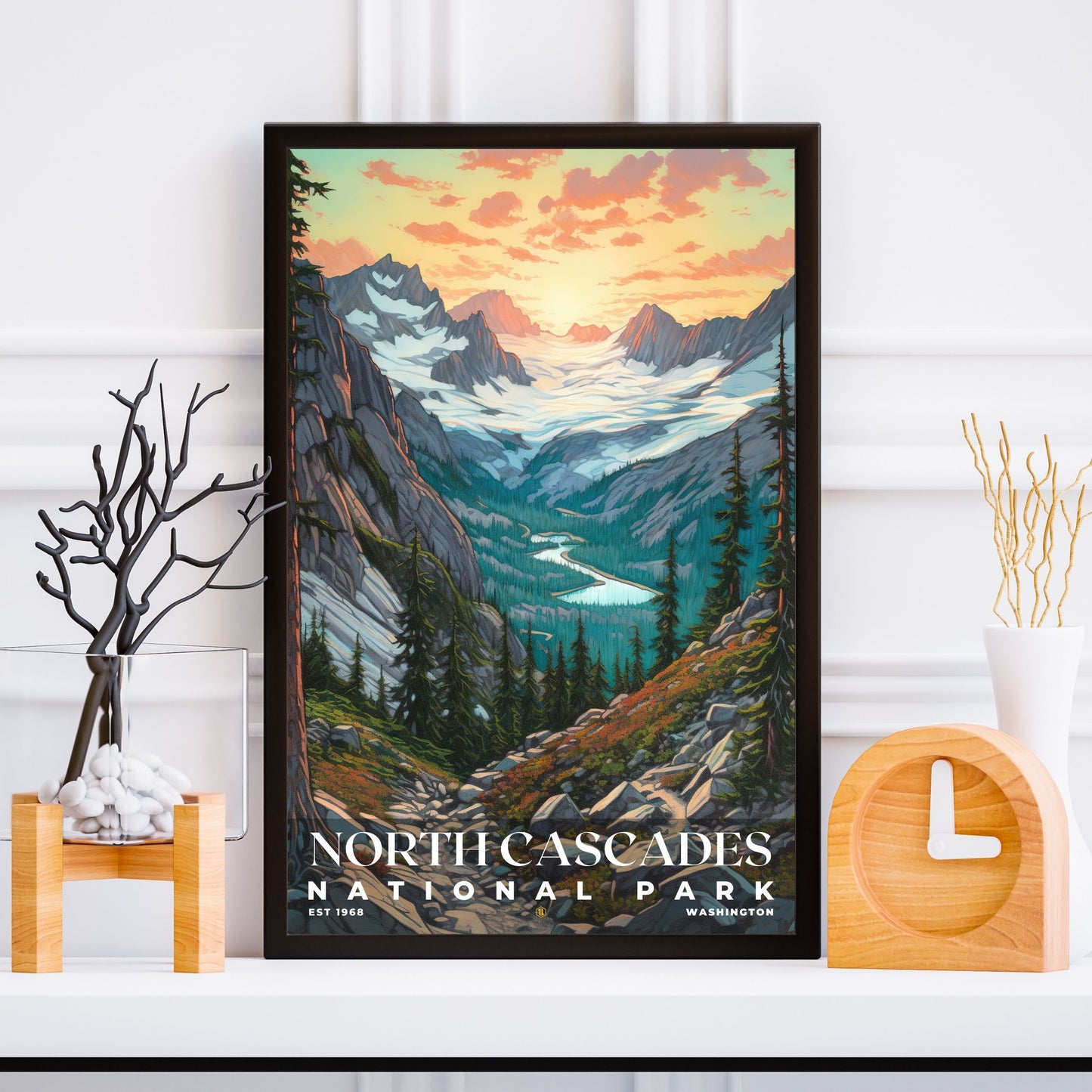 North Cascades National Park Poster | S02