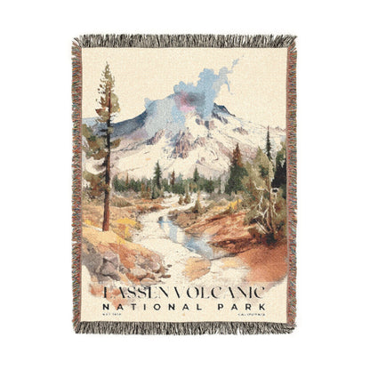 Lassen Volcanic National Park Woven Blanket | S04