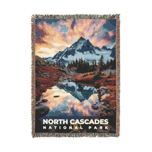 North Cascades National Park Woven Blanket | S10