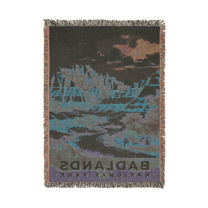 Badlands National Park Woven Blanket | S08