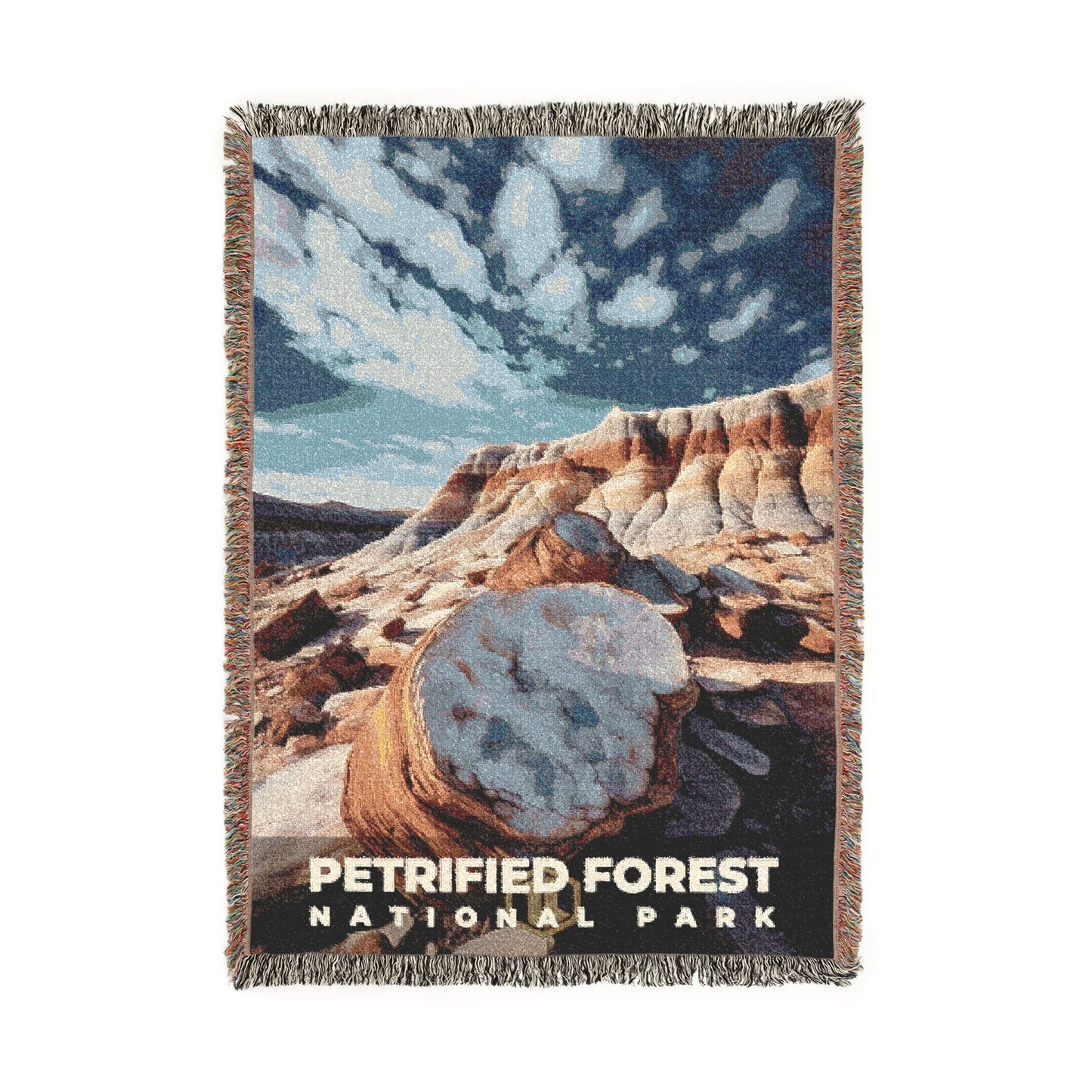 Petrified Forest National Park Woven Blanket | S10