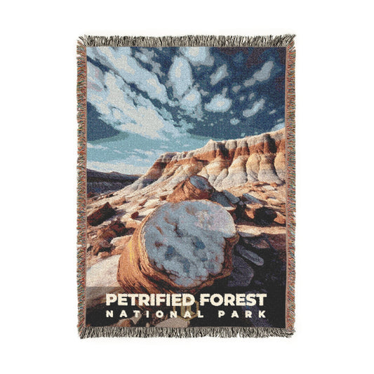 Petrified Forest National Park Woven Blanket | S10