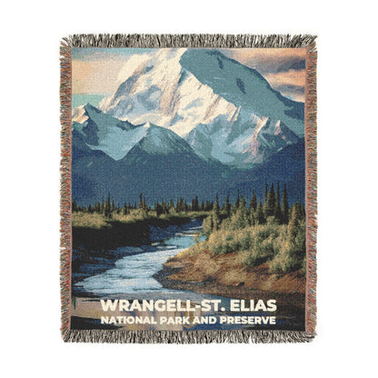 Wrangell-St. Elias National Park Woven Blanket | S10