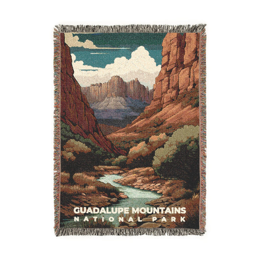 Guadalupe Mountains National Park Woven Blanket | S07