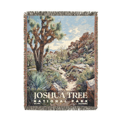 Joshua Tree National Park Woven Blanket | S02