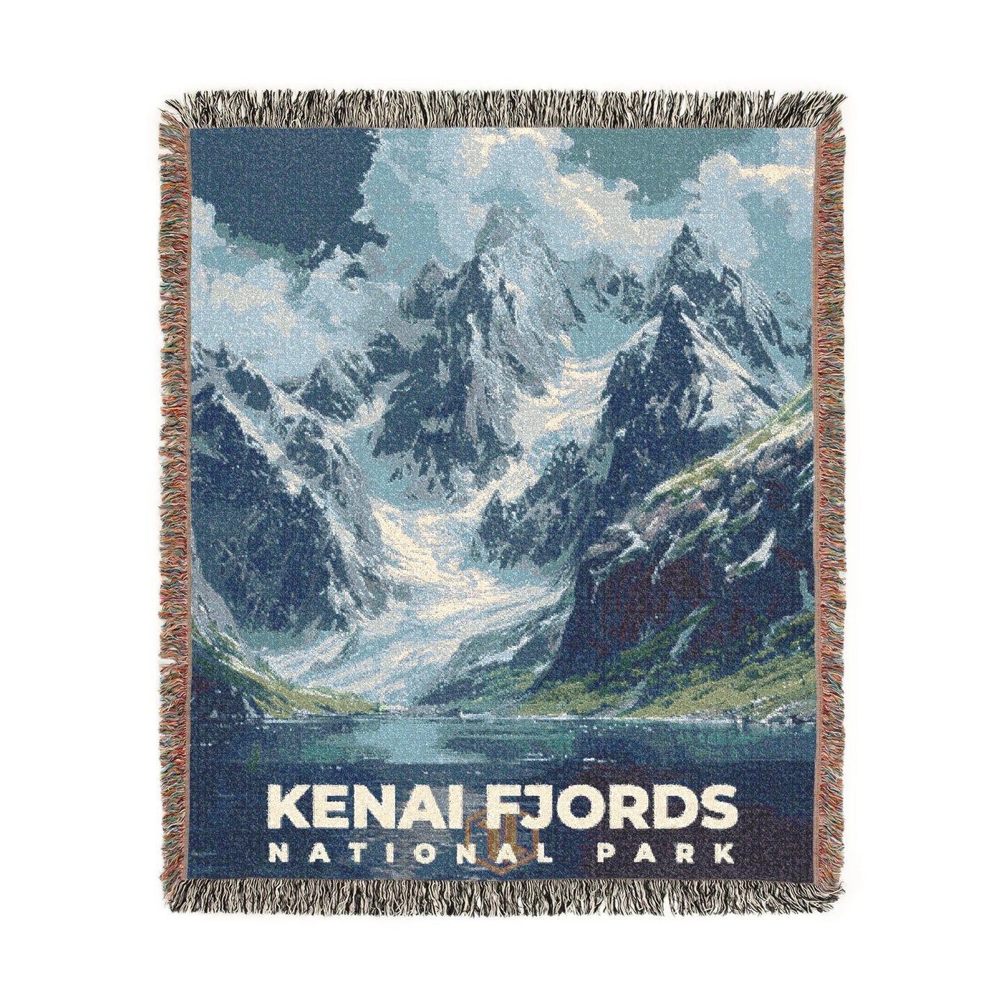 Kenai Fjords National Park Woven Blanket | S13