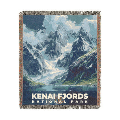 Kenai Fjords National Park Woven Blanket | S13
