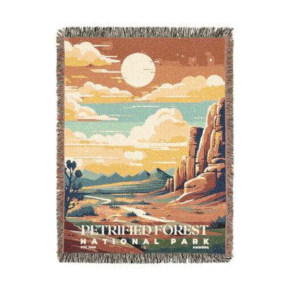 Petrified Forest National Park Woven Blanket | S05