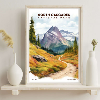 North Cascades National Park Poster | S08