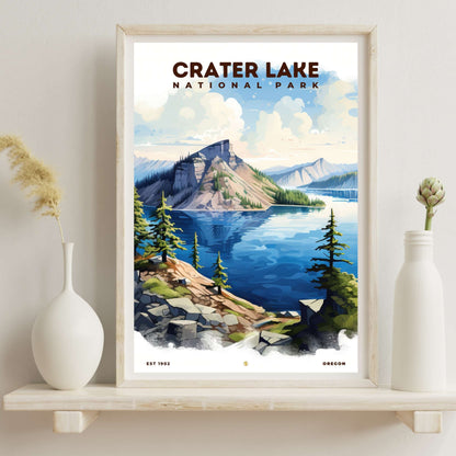 Crater Lake National Park Poster | S08