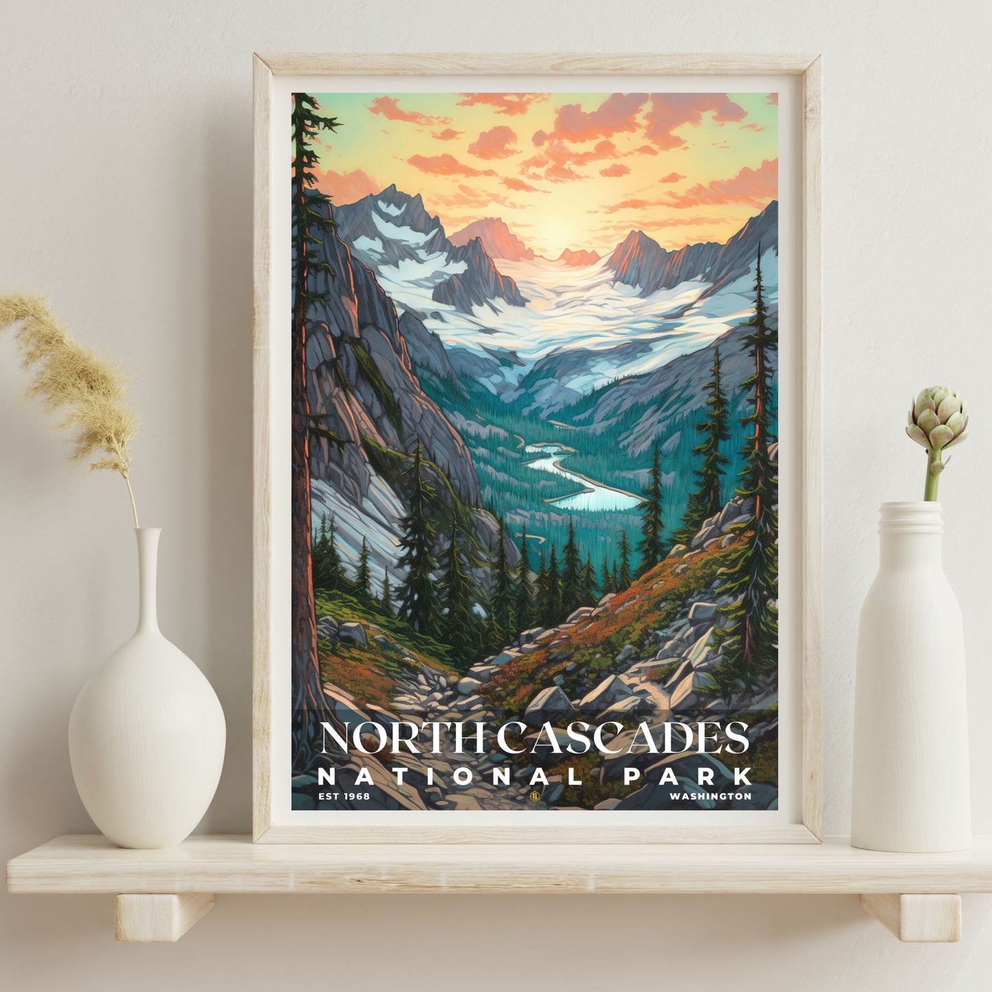 North Cascades National Park Poster | S02