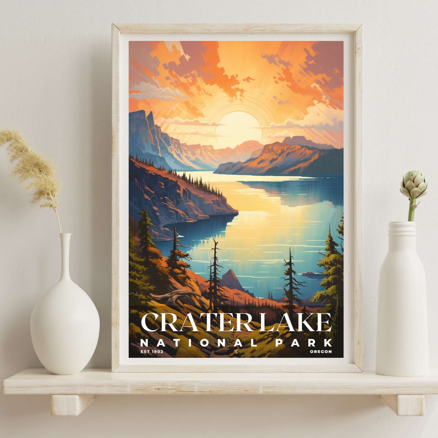 Crater Lake National Park Poster | S06