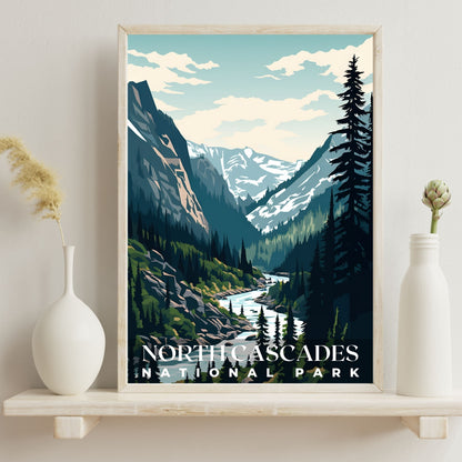 North Cascades National Park Poster | S01