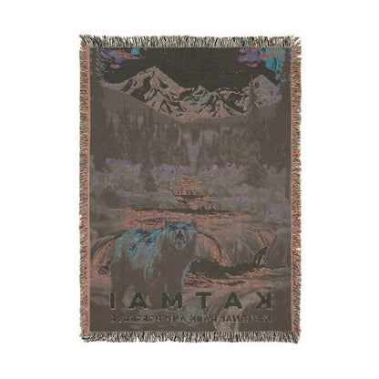 Katmai National Park Woven Blanket | S09