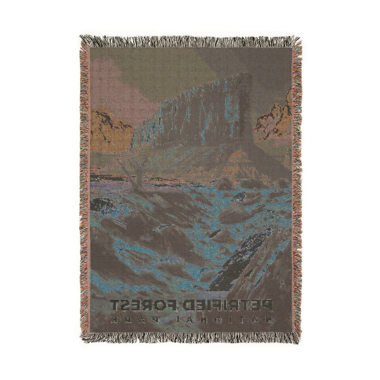 Petrified Forest National Park Woven Blanket | S16