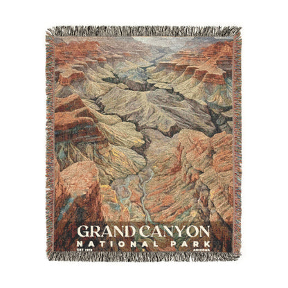 Grand Canyon National Park Woven Blanket | S02