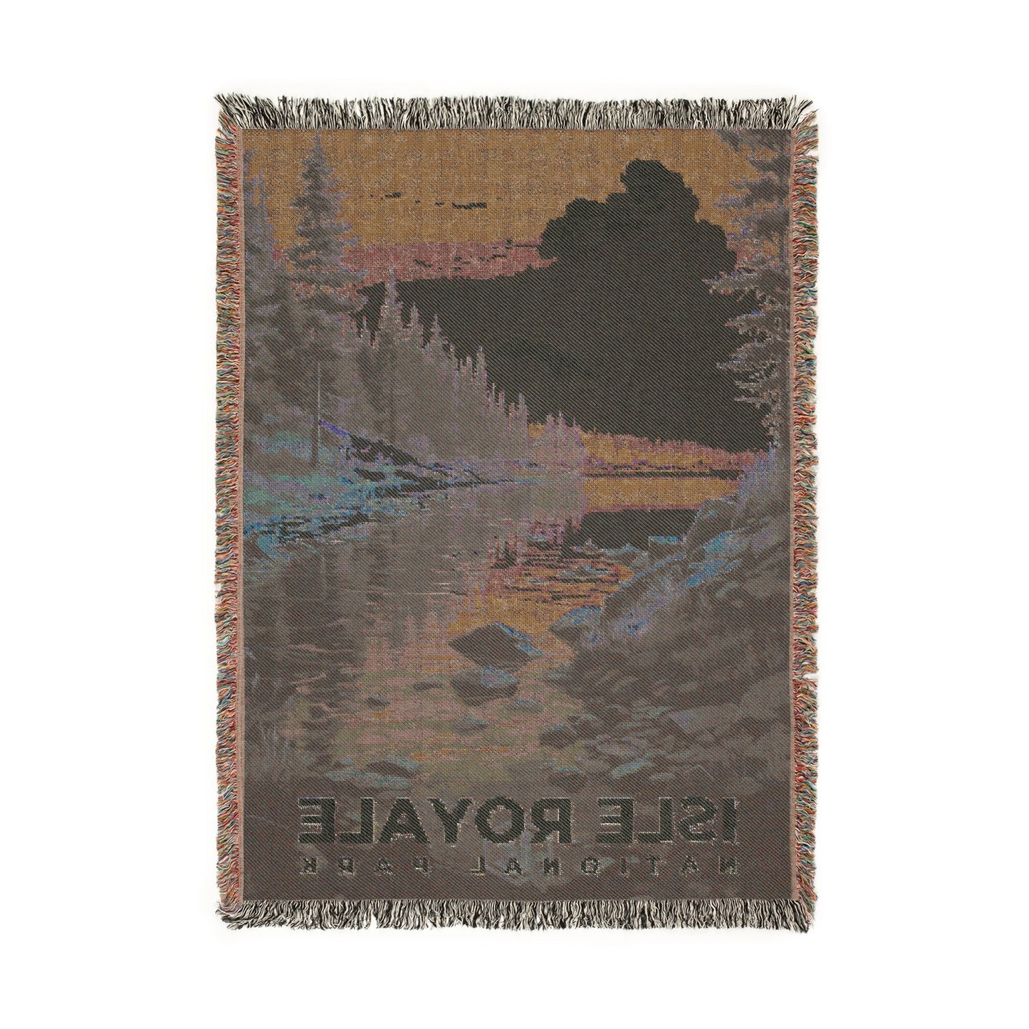 Isle Royale National Park Woven Blanket | S07