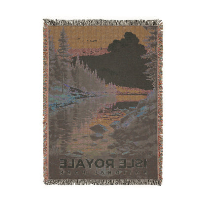 Isle Royale National Park Woven Blanket | S07