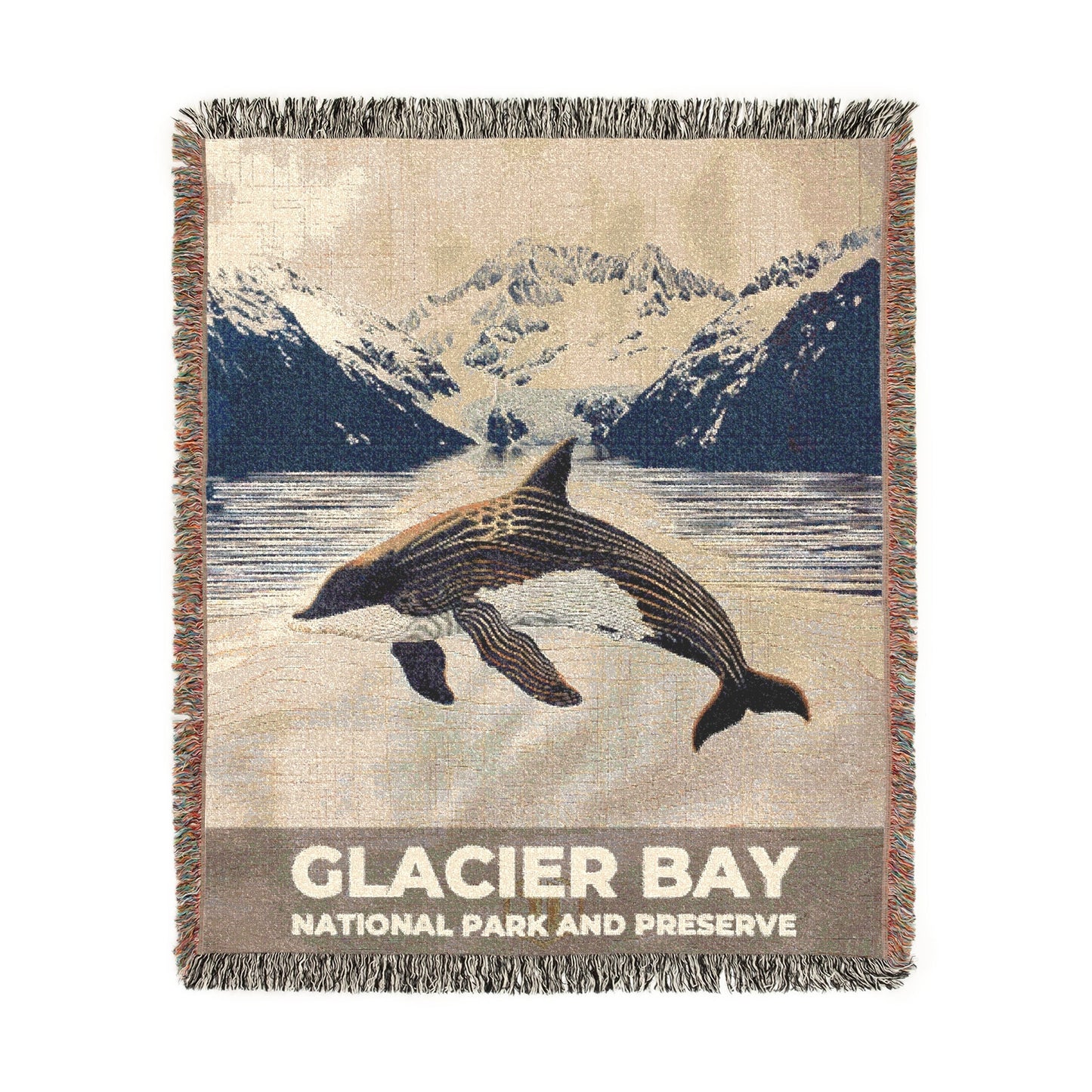 Glacier Bay National Park Woven Blanket | S19