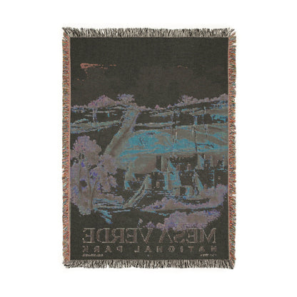 Mesa Verde National Park Woven Blanket | S04