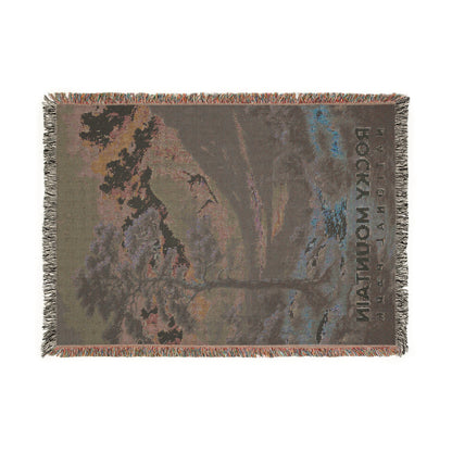 Rocky Mountain National Park Woven Blanket | S14