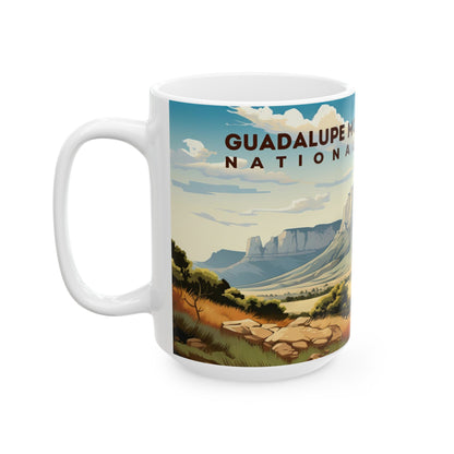 Guadalupe Mountains National Park Mug | White Ceramic Mug (11oz, 15oz)