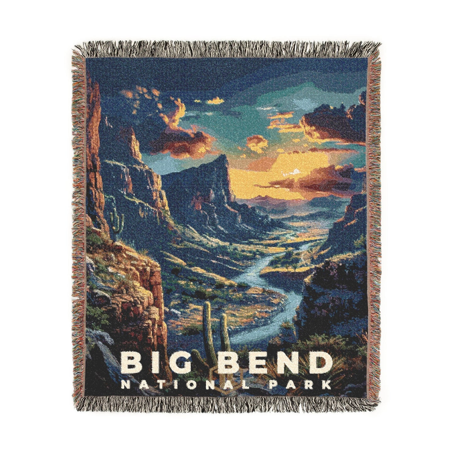 Big Bend National Park Woven Blanket | S16