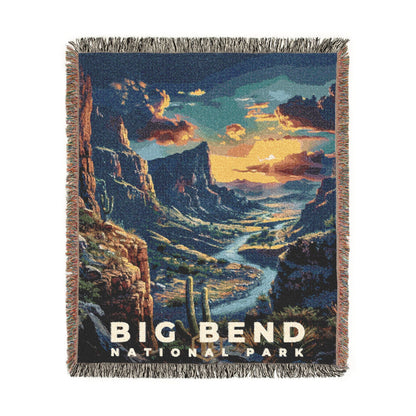 Big Bend National Park Woven Blanket | S16