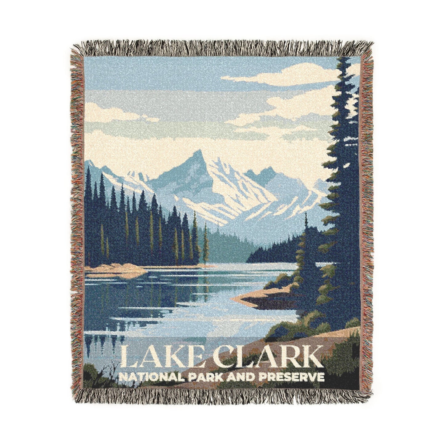 Lake Clark National Park Woven Blanket | S01