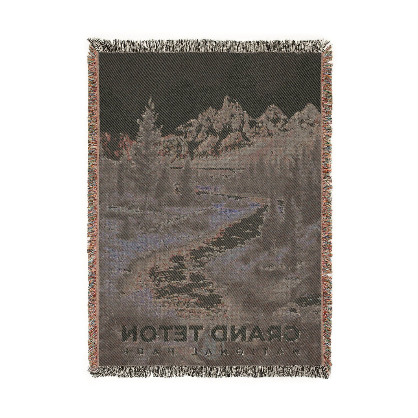 Grand Teton National Park Woven Blanket | S17