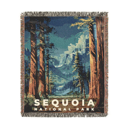 Sequoia National Park Woven Blanket | S16